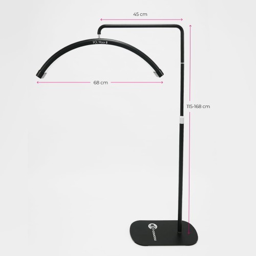Kosmetyczna Lampa POL Moon II czarna
