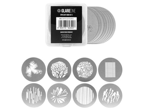 GlareOne Spotlight Gobo Set 2 - zestaw masek