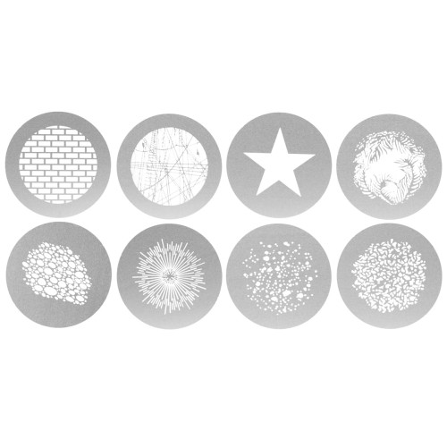 GlareOne Spotlight Gobo Set 3 - zestaw masek