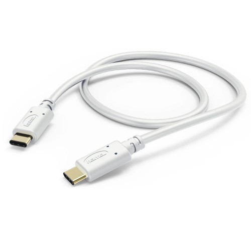 Hama kabel ładujący/data USB TYP-C/TYP-C 1.5M, BIAŁY