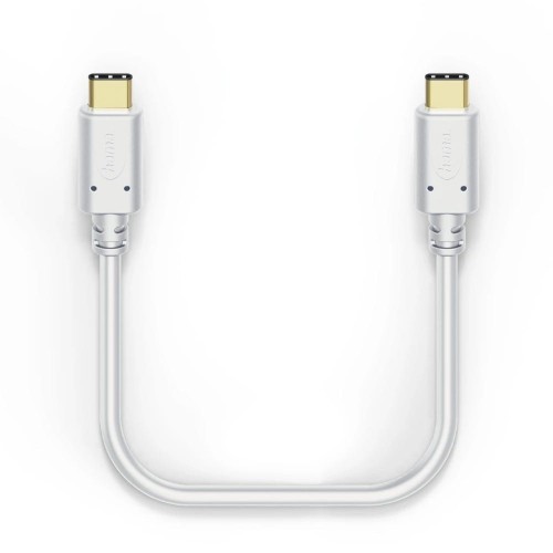 Hama kabel ładujący/data USB TYP-C/TYP-C 1.5M, BIAŁY
