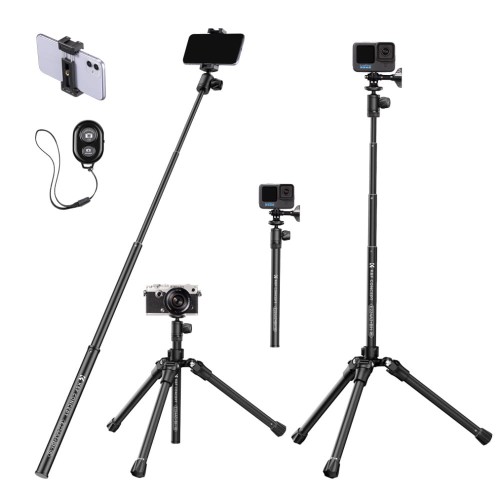 Statyw K&F Concept E-series E224A3 z głowicą kulową BH-18 i uchwytem na telefon