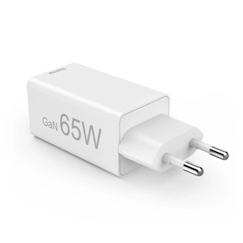HAMA ŁADOWARKA SIECIOWA MINI 60W PD/QC (2X USB-C, 1X USB-A, BIAŁA