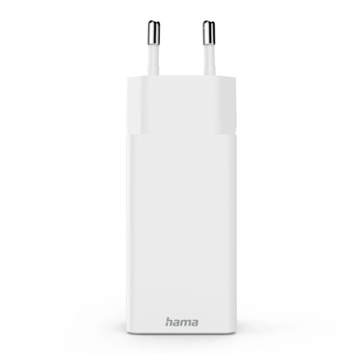 HAMA ŁADOWARKA SIECIOWA MINI 60W PD/QC (2X USB-C, 1X USB-A, BIAŁA