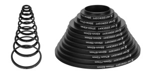 Zestaw pierścieni redukcyjnych do filtrów K&F Concept 11w1