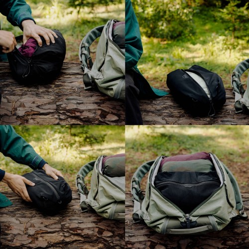 Pokrowiec Ultralight Mesh Packing Cube Small Black