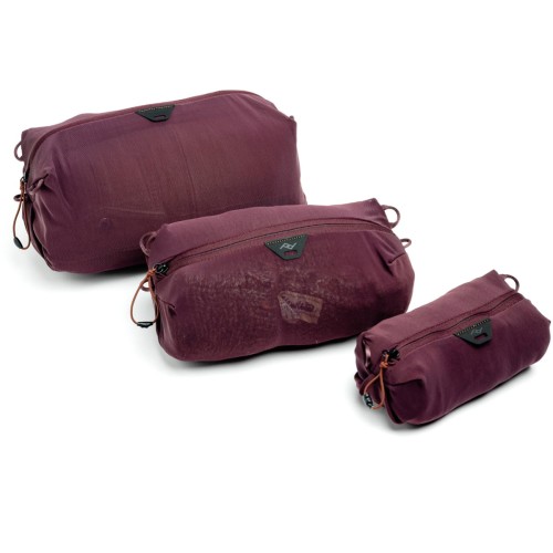 Pokrowiec Ultralight Mesh Packing Cube Small Bordowy