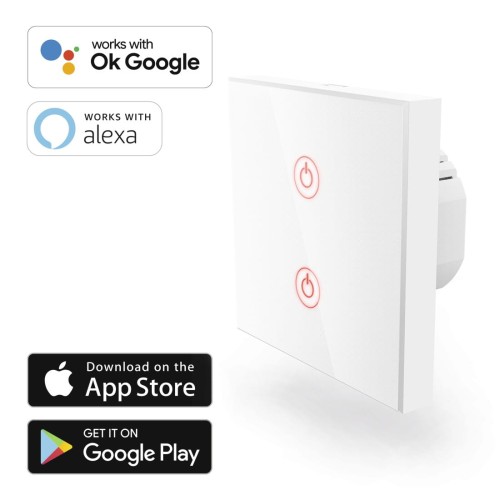 Hama Podwójny włącznik światła WiFi
