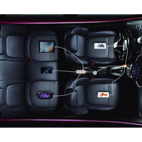 Hama Ładowarka samochodowa 5x USB 10,8A