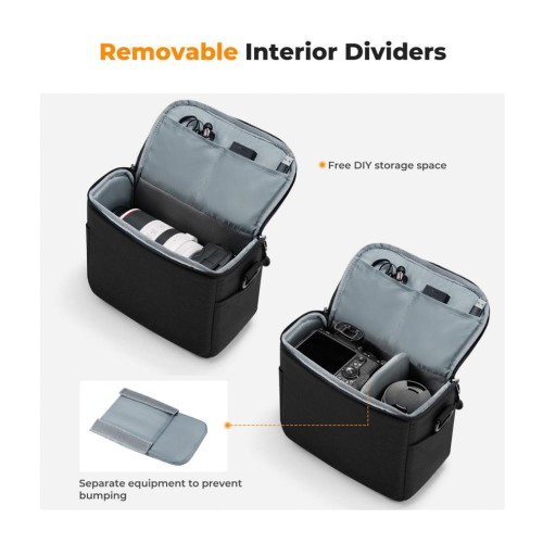 Torba fotograficzna K&F Concept Camera Sling Bag 5 l - czarna