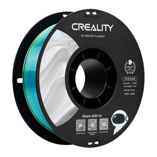 Filament CR-Silk PLA Creality 1kg Niebiesko-zielony