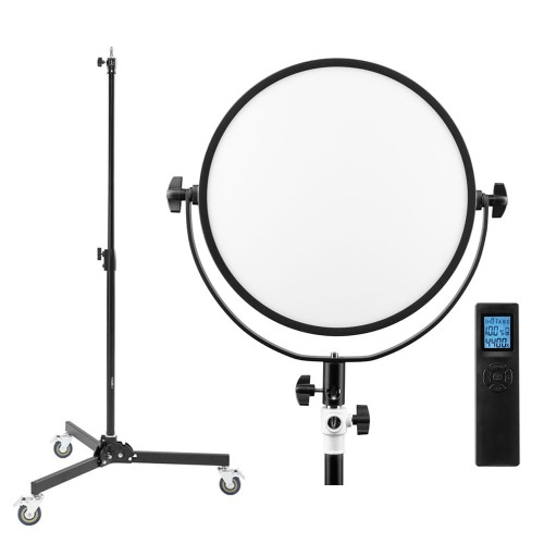 Zestaw lampa LED GlareOne Halo Panel 110 BiColor D + Statyw na kółkach