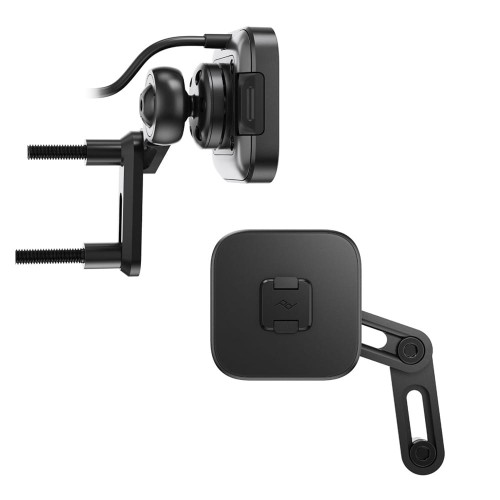 Peak Design Mobile Motorcycle Mount Brake/Clutch Mount Charging Black – Uchwyt Motocyklowy Do Klamki Hamulca/Sprzęgła z ładowaniem MOTOCYKL