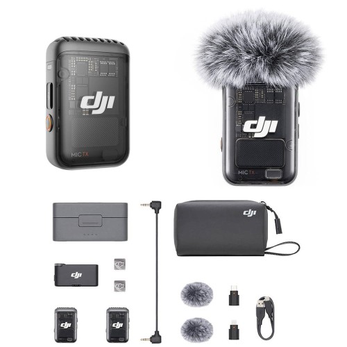 System mikrofonów bezprzewodowych DJI Mic 2 (2 TX + 1 RX)