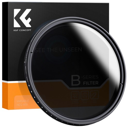 Filtr szary regulowany K&F Concept Basic Fader NDX ND2 - ND400 - 52 mm