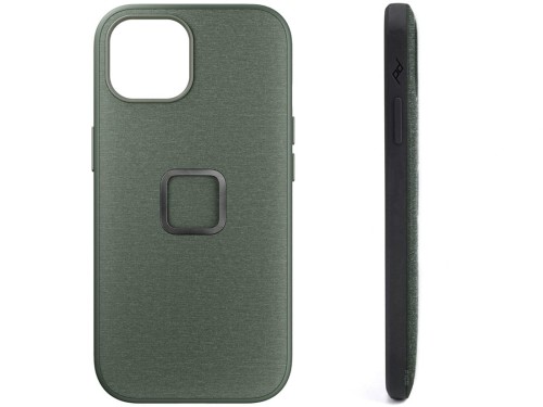 Peak Design Etui Case Fabric iPhone 15 Pro - Sage szarozielone