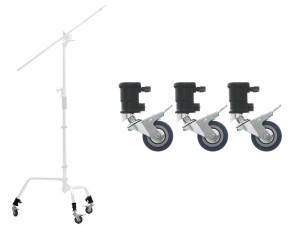 GlareOne Glide Kit - zestaw kółek do statywów Fatboy