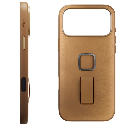 Peak Design Mobile Everyday Clarino Loop Case iPhone 17 Pro Max Tan - brązowy