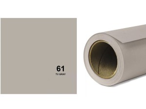 Tło fotograficzne kartonowe 1.36 x 5,5m  Savage  TV GRAY