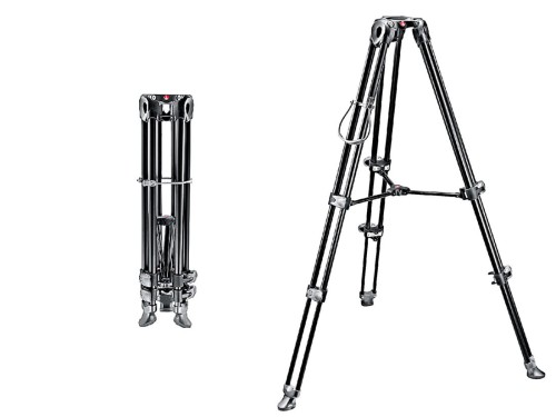 Statyw Manfrotto video Twin Telecopic MVT502AM