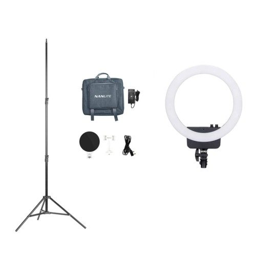 Zestaw Lampa pierścieniowa Nanlite Halo 16 LED + Statyw 