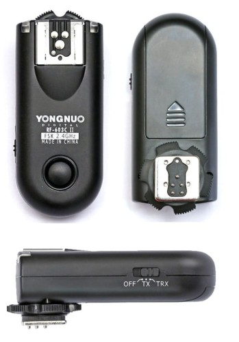  Dodatkowy wyzwalacz Yongnuo RF-603 II Nikon