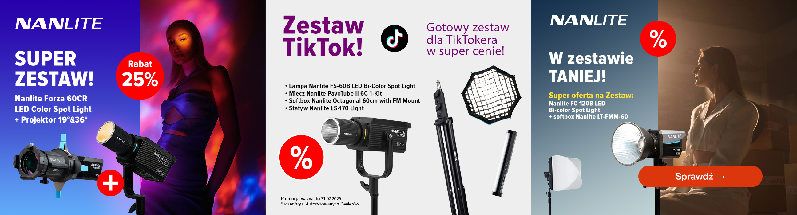 Nanlite Promocja