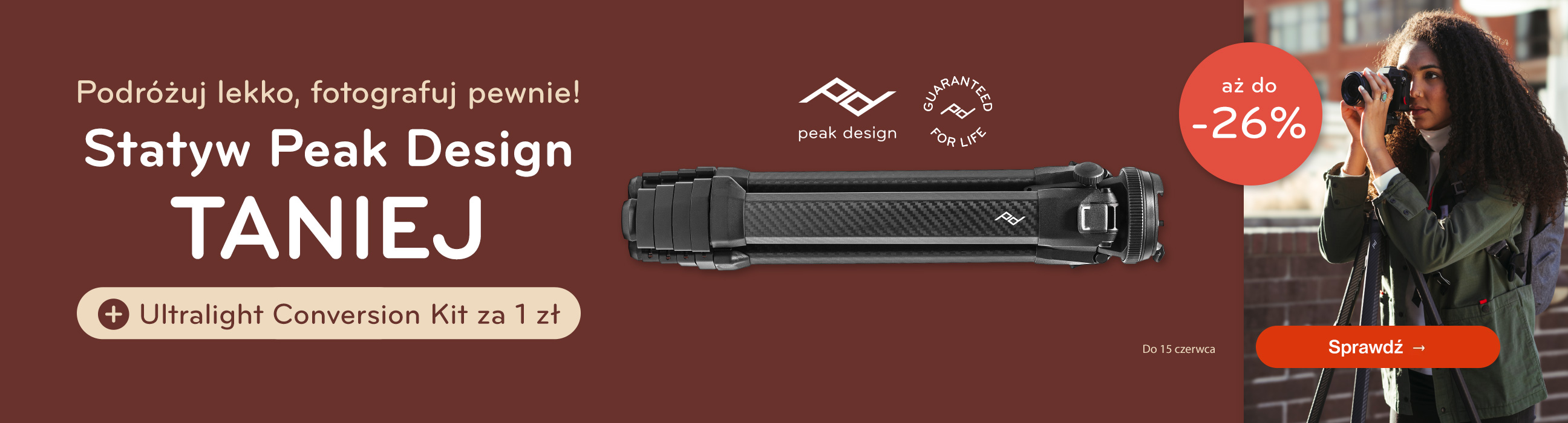 Peak Design Promocja Statyw
